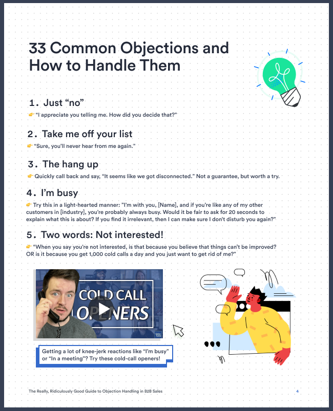 Page 3 preview - 33 Common Objections and How to Handle Them