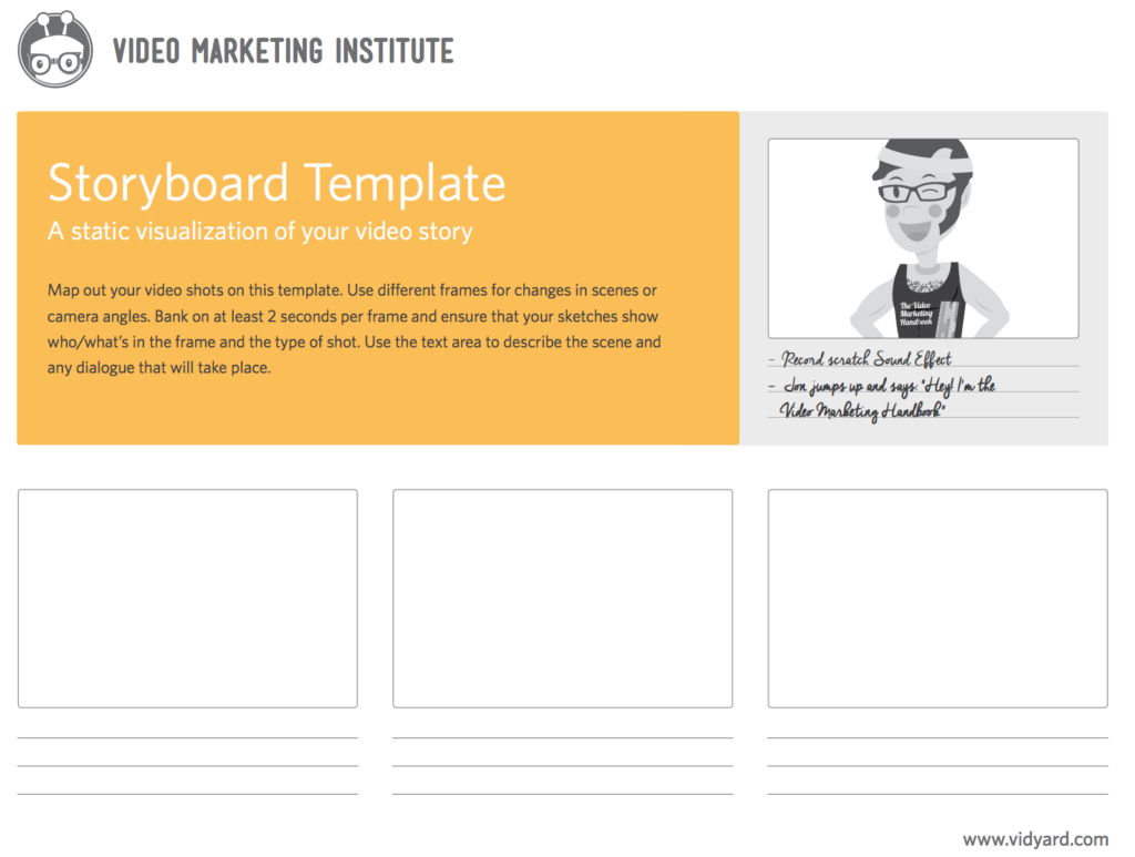 Simple Storyboard Template