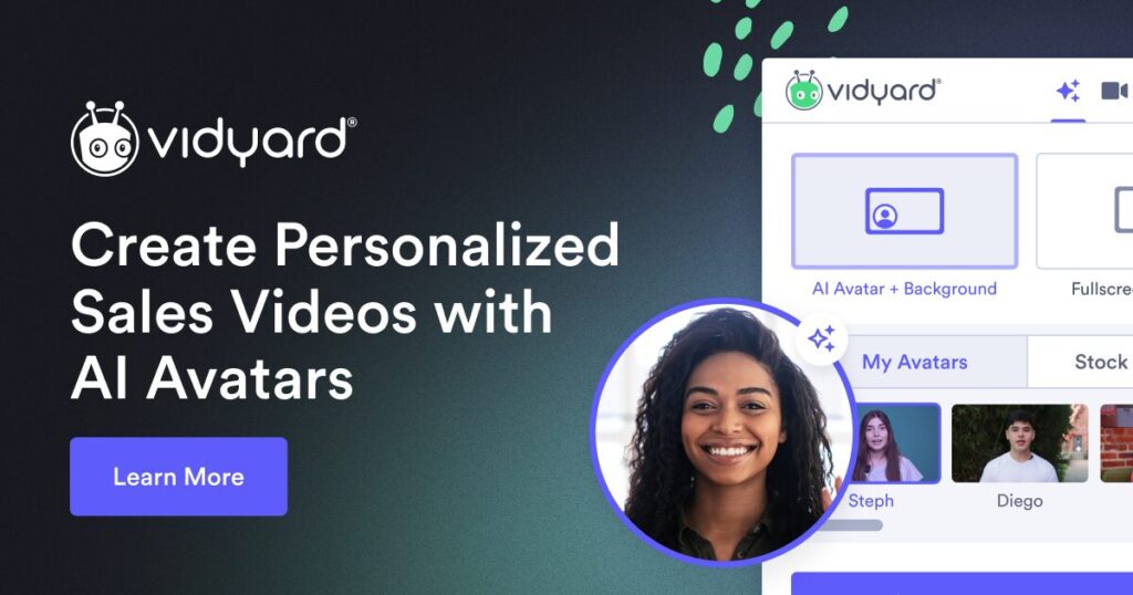 Vidyard Unveils Industry-First Hyper-Realistic, Personalized AI Avatars to Scale Sales and Marketing Video Communications