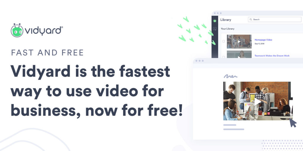 Vidyard Releases Free and Pro Offerings of its Business-Grade Video Hosting Service