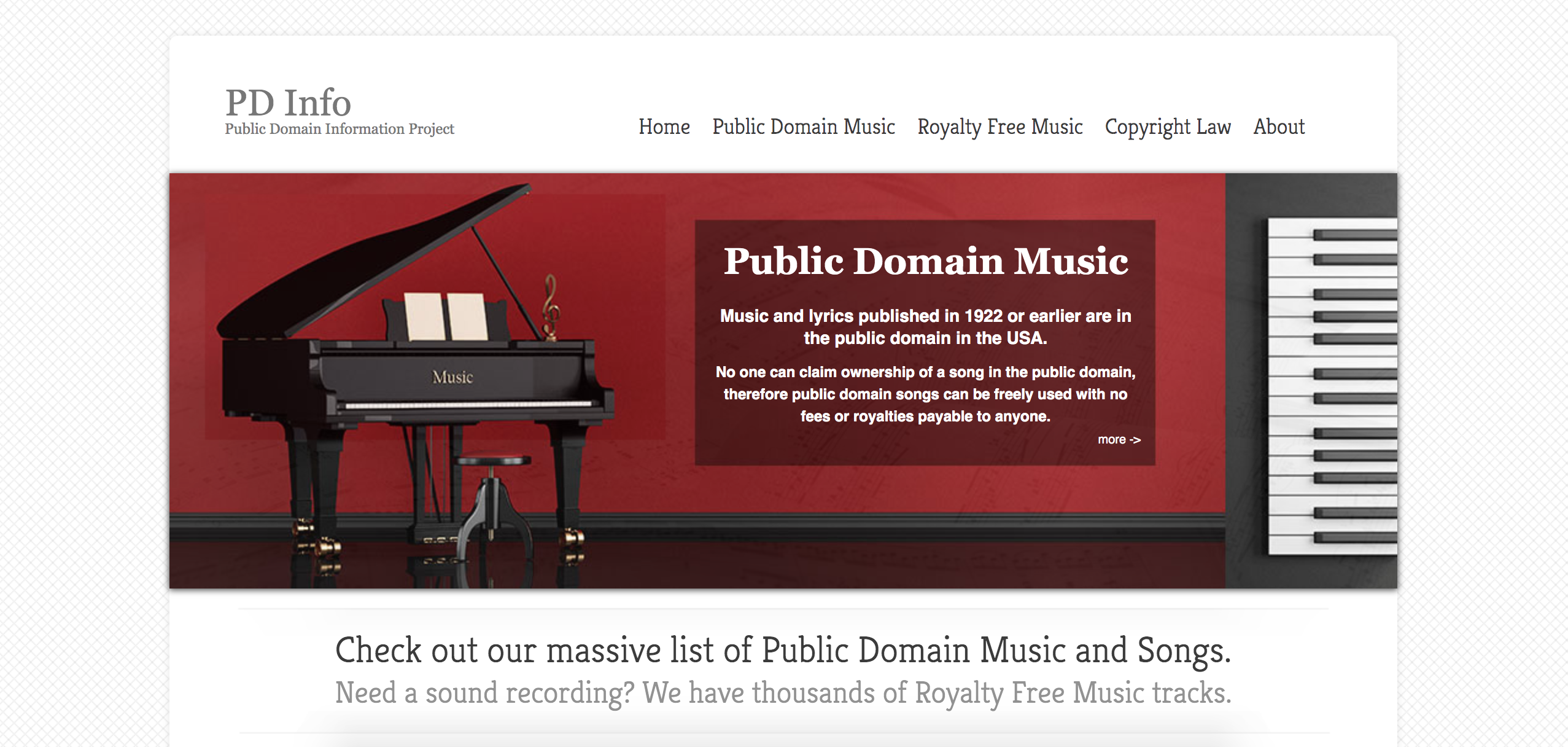 Public domain information Project. Музыка в общественном достоянии. Check Music for Copyright. Роялти песня