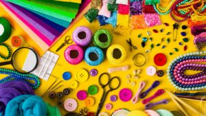 Craft supplies to signify sales prospecting templates.