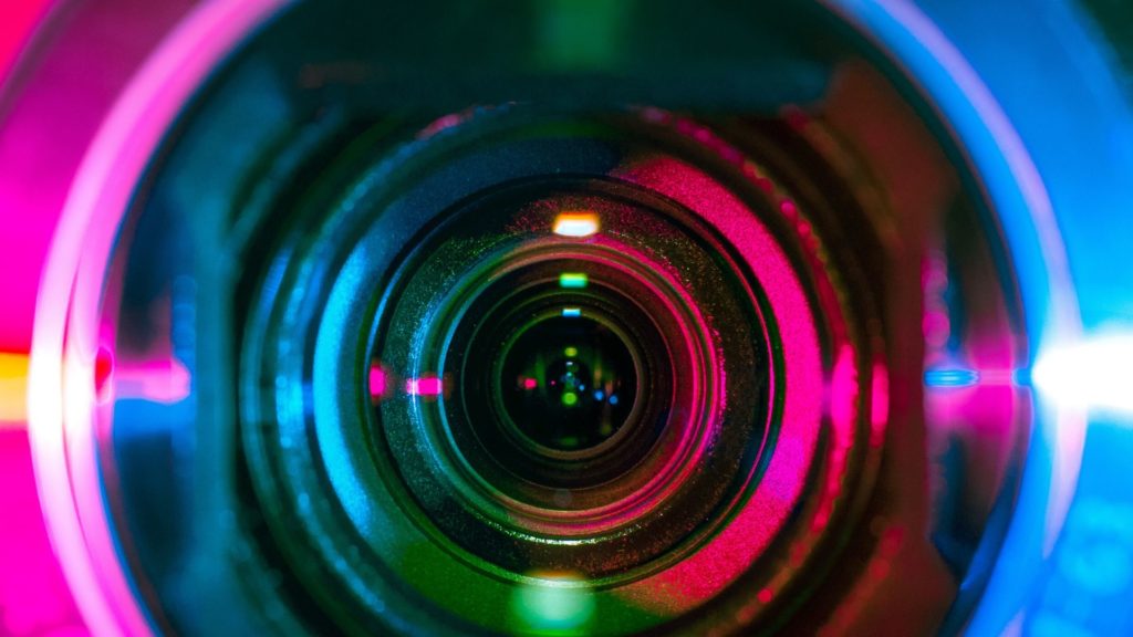 camera lens used for video marketing
