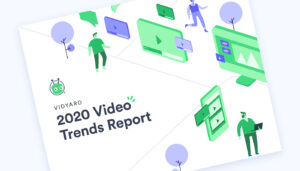 The cover of Vidyard's 2020 Video Trends Report