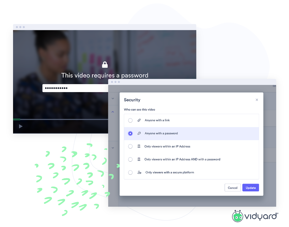 Vidyard for Internal Communications Screen Shots