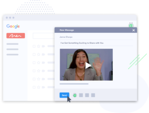 A screencap of Vidyard Video Messages' sales prospecting tool.