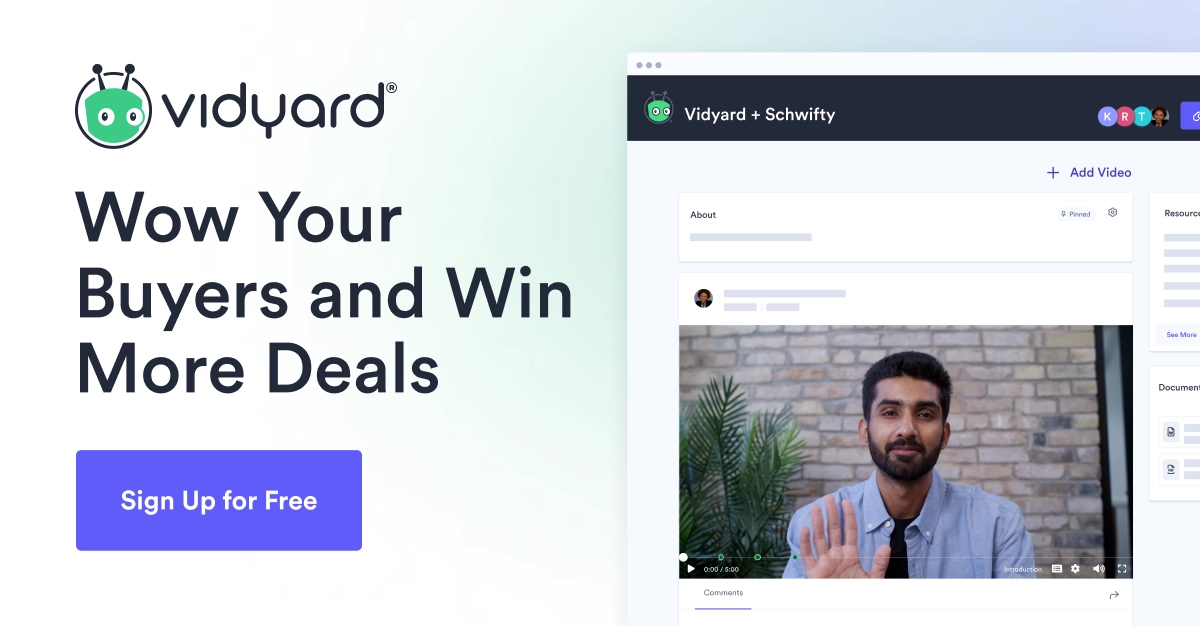 New Vidyard Solution Helps Sales Teams Scale Video Messaging and Convert More Buyers