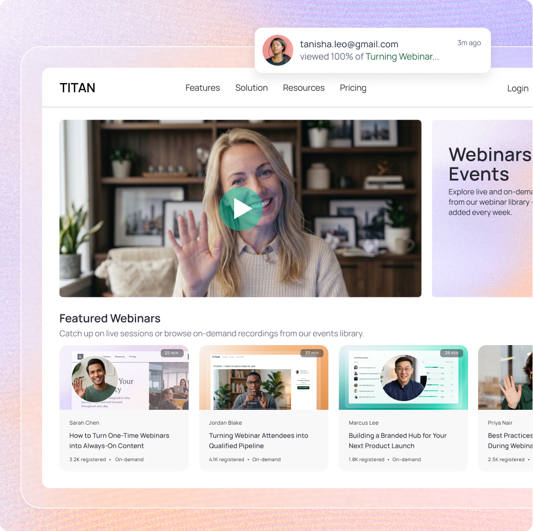 Hubs-webinar events