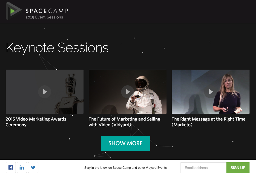 Space Camp Video Hub