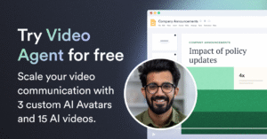 Try Video Agent for free