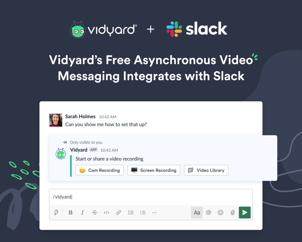 Vidyard’s Free Asynchronous Video Messaging Integrates with Slack