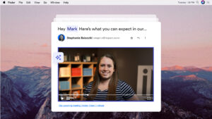 Stephanie from Impact sending bulk videos